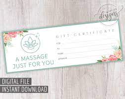 Create beautiful gift cards in a snap. Massage Gift Certificate Birthday Gift Certificate Printable Gift Coupon Anniversary Gift Instant Download Gift Card Idea For Mom Dad Printable Gift Certificate Massage Gift Certificate Massage Gift Card