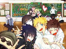 Naruto Shippuden Fan Art School Life Anime Naruto Naruto Engracado Naruto E Sasuke