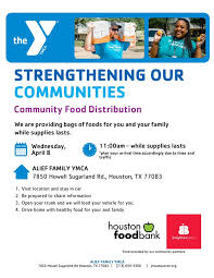 Alief Isd On Twitter Great News The Alief Ymca Will Have Another Drive Thru Food Distribution Tomorrow April 8th Beginning At 11am At The Alief Ymca 7850 Howell Sugarland Rd Houston Tx 77083 We
