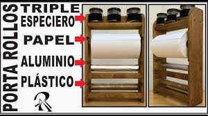 Práctico portarrollos triple para la cocina de plástico, puedes colocar en la parte superior y del medio los rollos de papel de aluminio, film de plástico, papel de horno o encerado.).tienen una sierra apar poderlo cortar fácilmente. Triple Dispensador De Papel Portarrollos De Papel Para Toallas De Cocina Montaje En Pared Lookool Ro