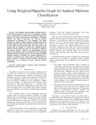 In this article, we will demonstrate how to create graphs in android using the graphview library. Pdf Using Weighted Bipartite Graph For Android Malware Classification