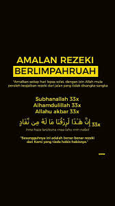 Sementara dalam buku rahasia pembuka pintu rezeki, ditulis sa'at ibnu jabir dijelaskan, bahwa untuk memudahkan jalan seorang muslim memperoleh rezeki yang diridhoi allah perlu diamalkan asmaul husna secara rutin. Ap3kms14 On Twitter Amalan Harian Rezeki Doa Ramadhan