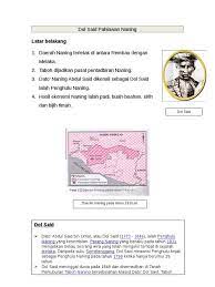 This was a direct cause of a conflict known as the naning war. Dol Said Pahlawan Naning1