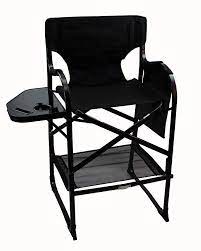 world outdoor products professional edition tall directors chairs with side table built in cup and new cellphone holder chair directors chair camping furniture