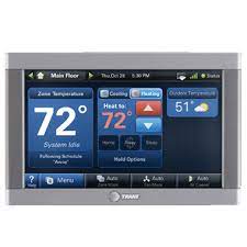 Generally they consist of a base plate and the thermostat but sometimes they have the thermostat and a cover. Trane Thermostats And Controls Installation Repairs Replacement