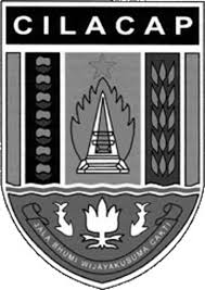 Logo Kota Cilacap Hitam Putih Kota
