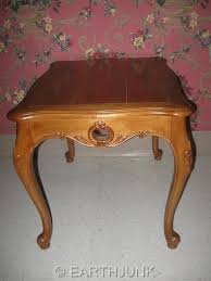 Ethan Allen Legacy Russet Maple Carved Country French Design End Table 13 8623 French Design End Tables Table