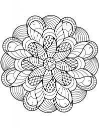 Disegni difficili da colorare, motivi mandala da dipingere, disegni di petali di fiore. Disegni Da Colorare Mandala Fiore Colorazione Per Adulti Marzo 2021