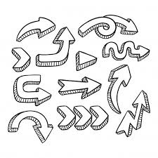 Setas Com Desenho Manual E Sombra Vetor Free Vector Freepik Freevector Freeabstrato Ideias Para Cadernos Inspiracao Bullet Journal Letras Rabiscadas