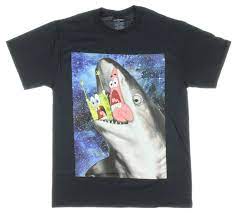 Spongebob Squarepants Men S Spongebob Patrick Shark T Shirt Spongebob Spongebob Squarepants Spongebob Funny