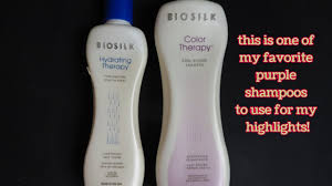 Biosilk Color Therapy Cool Blonde Shampoo Reviews Biosilk Color Therapy Cool Blonde Shampoo Review Youtube