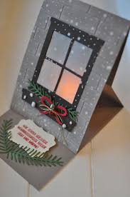 Easel Card Mit Lichteffekt Weihnachtkarten Basteln Karten Selber Basteln Weihnachtskarten