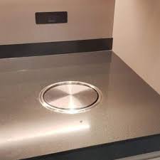 Use a blowtorch (or a handheld lighter) several inches above the surface to pop the bubbles. Amazon Com Clairla Simple Trash Grommet For Countertop With Auto Cover Polished Stainless St Stainless Steel Grommet Kitchen Countertops Kitchen Trash Cans