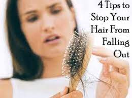 4 Tips To Stop Your Hair From Falling Out Hair Falling Out Youthful Hair Hair Skin
