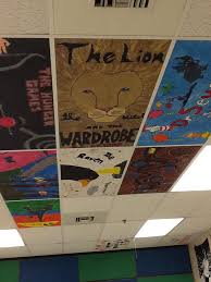 Maybe you would like to learn more about one of these? Pin By Amanda Leigh On Classroom Ideas School Murals Ceiling Tiles Painted School Art Classroom