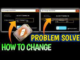Tamilian also like boss nickname, therefore we uploaded free fire boss name in tamil. How To Change Name Stylish Font In Free Fire Nickname Already Exists Problem Solve Use Rename Card Youtube