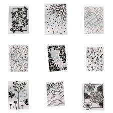 There are two types of embossing in card making. Multi Patterns Plastic Template Craft Card Making Paper Cards Photo Album Wedding Decoration Scrapbooking Embossing Buy Online In Gibraltar At Gibraltar Desertcart Com Productid 203787745