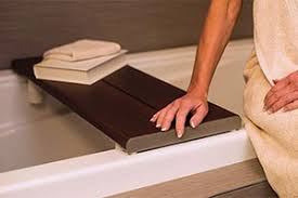 Make it out of cultured marble, ceramic tile, granite or solid surface countertop material. Shower Tub Seats Buying Guide