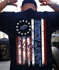 Busch Light Betsy Ross Flag T Shirt Teenavi