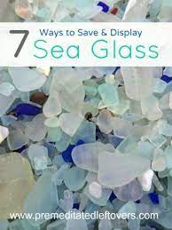 Beautifully display your flowers or collection of seashells in this dimensional, ribbed, tall soda lime glass flower vase. 7 Ways To Store And Display Sea Glass Sea Glass Diy Beach Glass Crafts Sea Glass Crafts