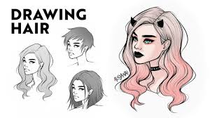 For the wavy road method, let's start by drawing a wavy line. How To Draw Hair Fast And Easy For Beginners Step By Step Alicja Prints
