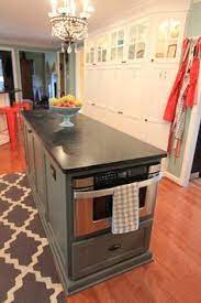 Kitchen island with an oven and a grill 13 Best Microwave In Island Ideas New Kitchen Kitchen Remodel Kitchen Design