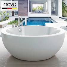 Many models are meant to be installed at a fixed point. Luxury Rigel Freestanding Round Bathtub Inovo
