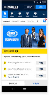 • ways to win with your favorite fox analysts • hundreds of daily bet boosts to increase your winnings download for free and get in on the action now! Fox Bet Legal Online Sports Betting Download Android App