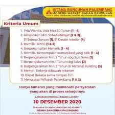 We did not find results for: Lowongan Kerja Istana Bangunan Palembang Desember 2020 Karir Palembang