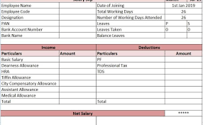 Bagian ini menjadi penting karena sebagai penegas bawah slip gaji yang diberikan pada karyawan adalah. How To Prepare Salary Slip In Ms Excel Salary Slip Format Pay Slip Template Cute766