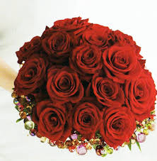Love A Jewelled Collar Red Roses Wedding Bouquet Pic Png Red Rose Wedding Red Rose Bouquet Wedding Red Rose Bouquet