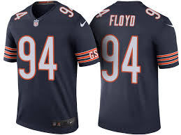Men's khalil mack chicago bears inverted color legend jersey. Leonard Floyd Chicago Bears Navy Color Rush Legend Jersey