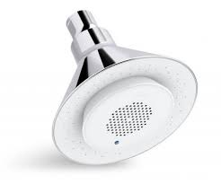 Kohler Moxie Speaker Showerhead With Images Bluetooth Shower Head