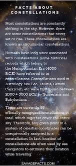 Facts About Constellations Constellations Space Facts Facts