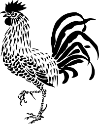 Ayam Jago Art Print By Alfager X Small Rooster Art Clip Art Vintage Rooster Stencil