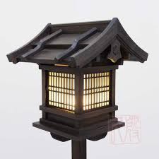 Japanese Style Lantern Made Of Solid Fir Wood Wl2 Japanese Garden Lanterns Japanese Lanterns Wooden Lanterns