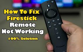 Fixed Firestick Remote Not Working Pairing Issues 2020 Remote Amazon Fire Tv Stick Fire Tv Stick