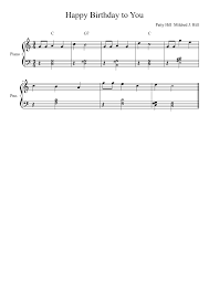 Maybe you would like to learn more about one of these? Happy Birthday To You C Major Sheet Music For Piano Solo Musescore Com