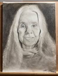 I am Loki, of Asgard, and I am burdened with glorious purpose.” 9”x12”  Graphite, pencil and chalk