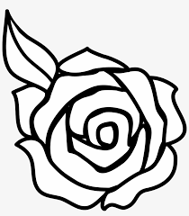 If possible color it gradually, which means, put the first layer in a lighter blue color. Flower Drawing Rose At Getdrawings Beginner Rose Drawings Easy Transparent Png 1787x1960 Free Download On Nicepng