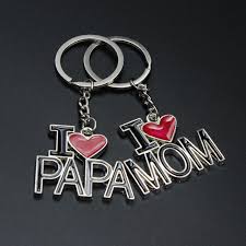 0 99 Gbp Mother Father Keychain Mom Dad Keyring Charm Love Heart Family Gifts Jewelry Ebay Collectibles Love U Mom I Love My Parents Mom And Dad Quotes