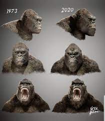 Official facebook page for kong: Visual Comparison Of The New Kong From Godzilla Vs Kong 2020 And Skull Island Godzilla News Godzillavskong