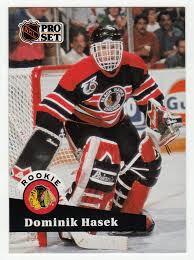 Maybe you would like to learn more about one of these? Dominik Hasek Rc 529 1991 92 Nhl Pro Set Hockey Nhl Rookie Hockey Cards Hockey Nhl