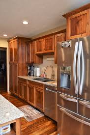 Haas Signature Collection Rustic Hickory Pecan Finish Shakertown V Door Style New Kitchen Designs Kitchen Design Hickory Cabinets