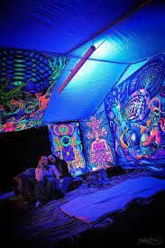 Peace Via Facebook Black Lights Bedroom Chill Room Hippy Room