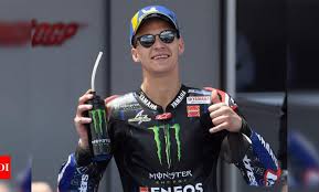 Driver fabio quartararo of monster energy yamaha motogp was born 20/04/1999. Fabio Quartararo On Pole For Spanish Motogp Marquez 14th Racing News Eagles Vine Eagles Vine