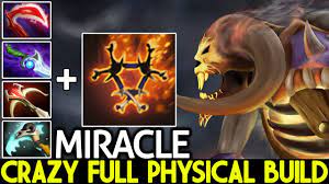 Miracle Clinkz Crazy Arrows Damage Full Physical Build 7 23 Dota 2 Youtube