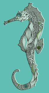 Seahorse Seahorse Art Popular Art Art