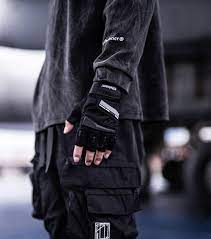 Final De Dedo Luvas Manoplas Metade Dedo Completo Techwear Acessorios Ninjawear Uso Externo Elementos Refletores Luvas Masculinas Aliexpress