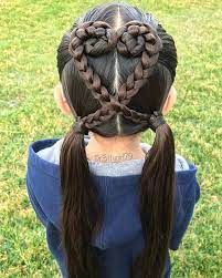 Braidstyles Pigtailbraids Sweetheartshairdesign Hair Styles Girl Hair Dos Kids Hairstyles